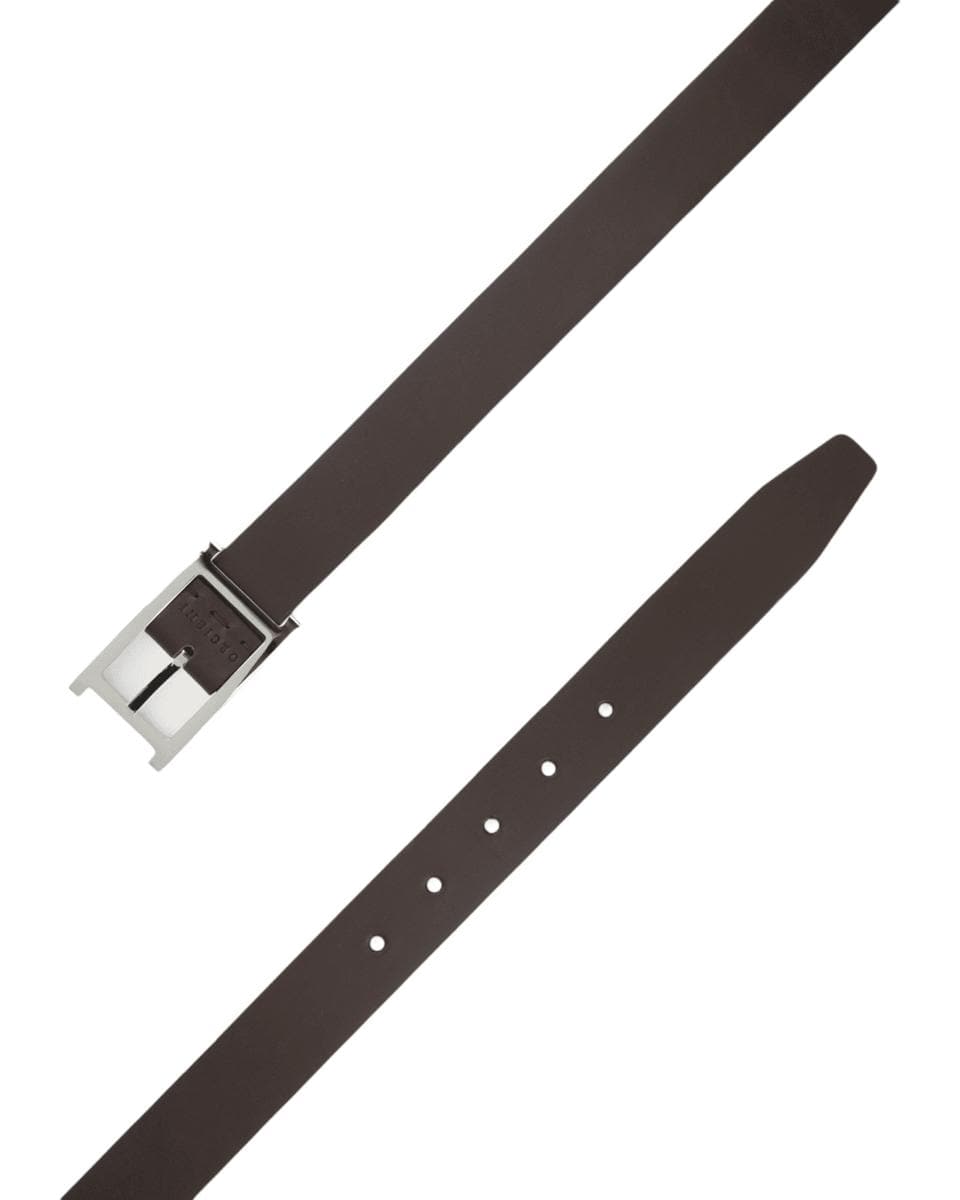 Cintura monaco double b in pelle 3 cm - Vittorio Citro Boutique