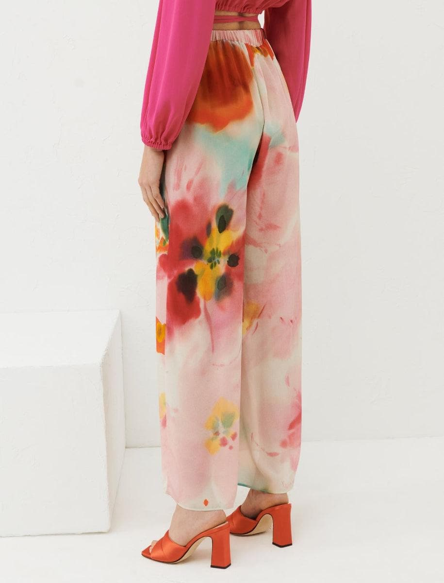 Pantaloni in crêpe de Chine di seta - Vittorio Citro Boutique