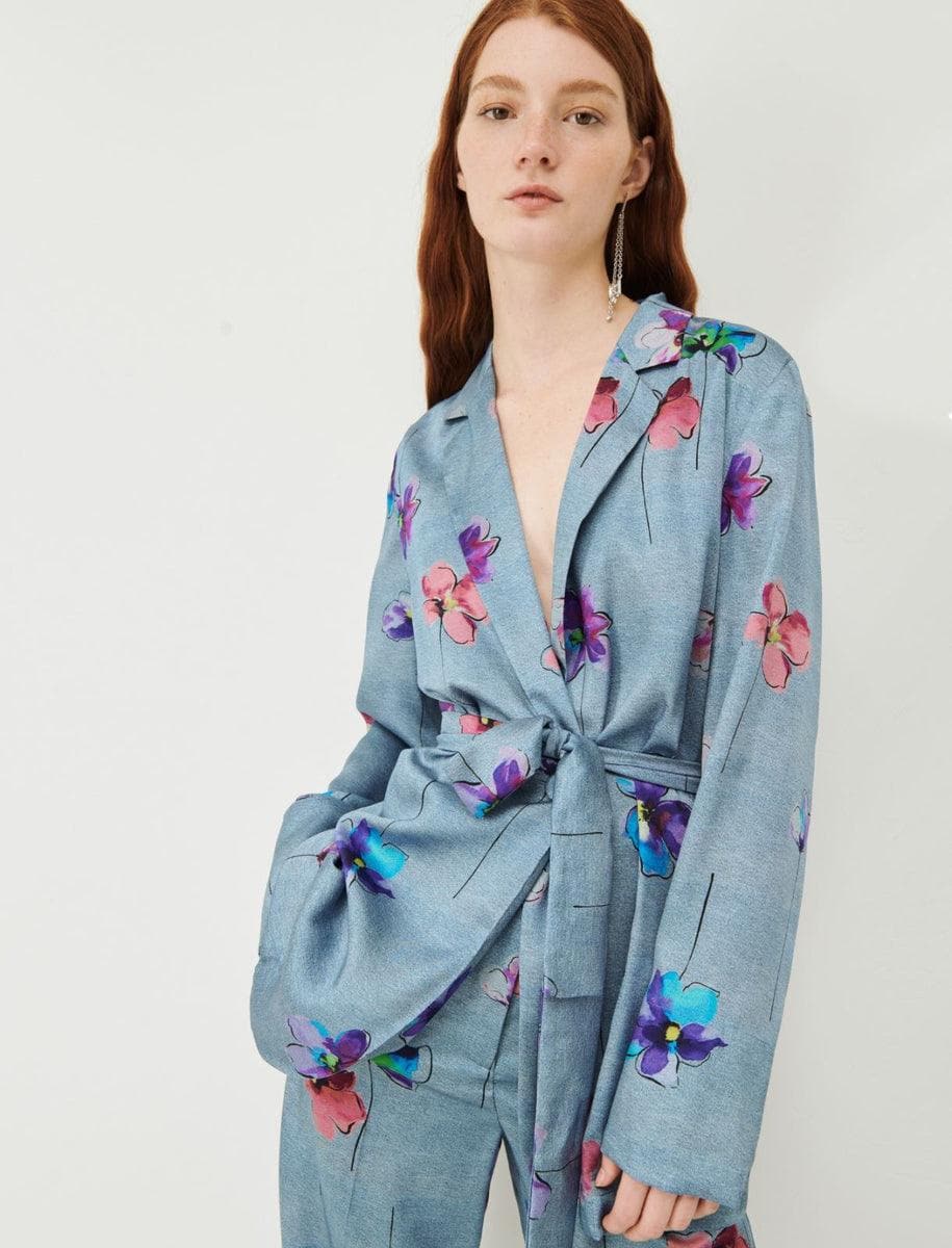 Blazer in twill a fantasia - Vittorio Citro Boutique