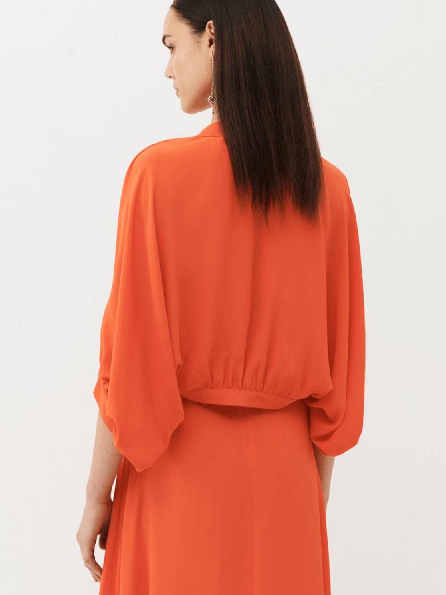 Coprispalle in crêpe misto seta - Vittorio Citro Boutique