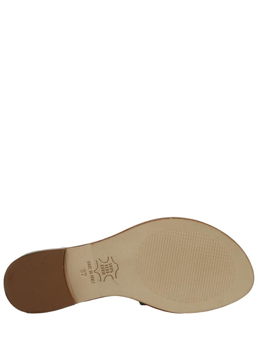 Ciabatte camoscio verde-Ciabatte-Capri Vittorio Citro-Vittorio Citro Boutique