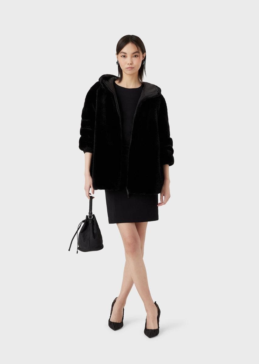 Abito tubino in tessuto punto Milano con drappeggio - Vittorio Citro Boutique