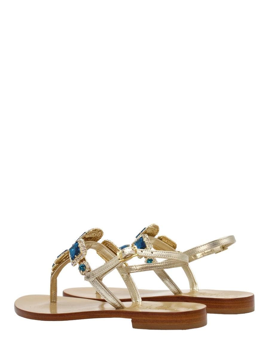 Infradito gemme e quadrati-Sandali-Capri Vittorio Citro-Vittorio Citro Boutique