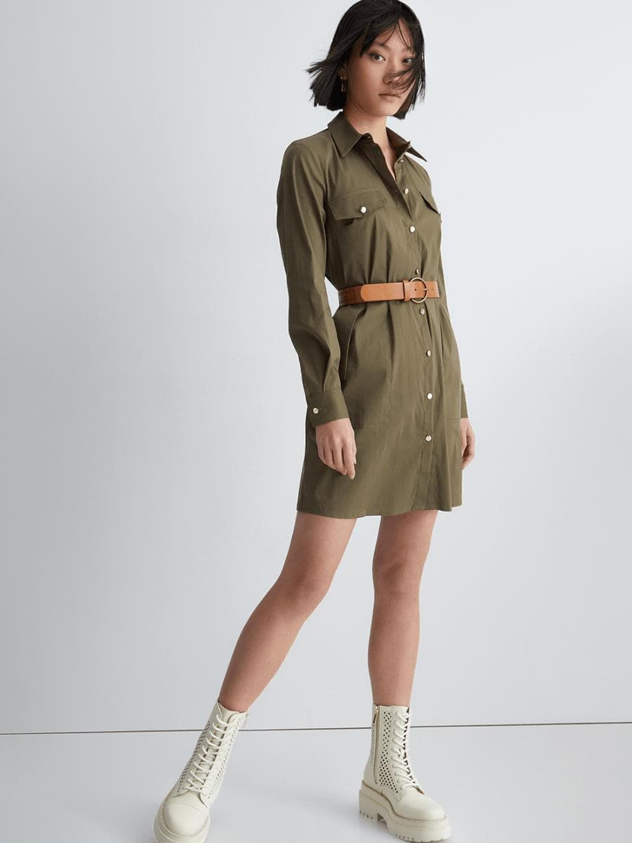 Vestito chemisier in popeline - Vittorio Citro Boutique