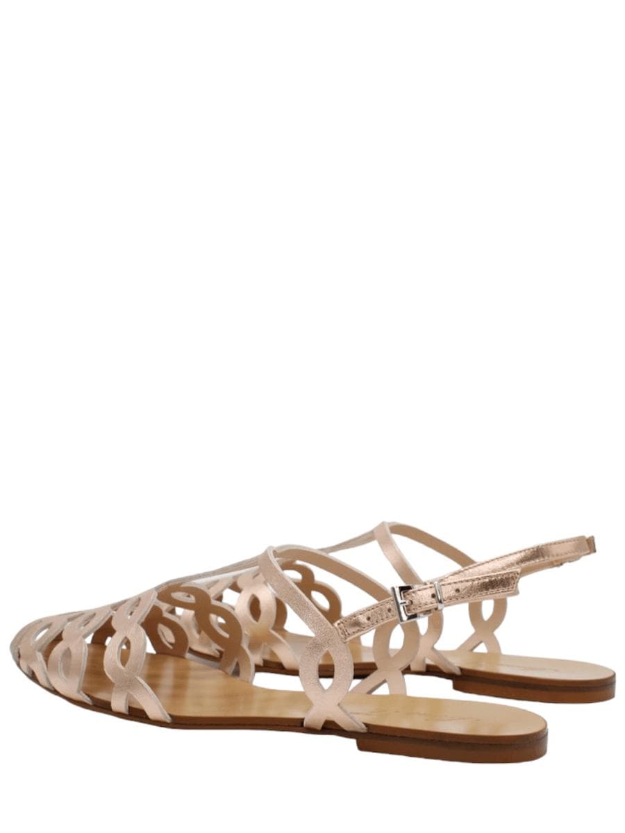 Mules basso in pelle laminata - Vittorio Citro Boutique