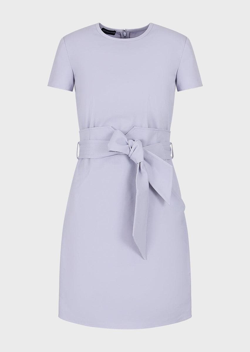 Abito effetto due pezzi in cotone stretch couture - Vittorio Citro Boutique