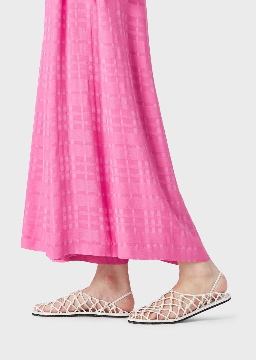 Gonna pantalone 7/8 in viscosa check - Vittorio Citro Boutique