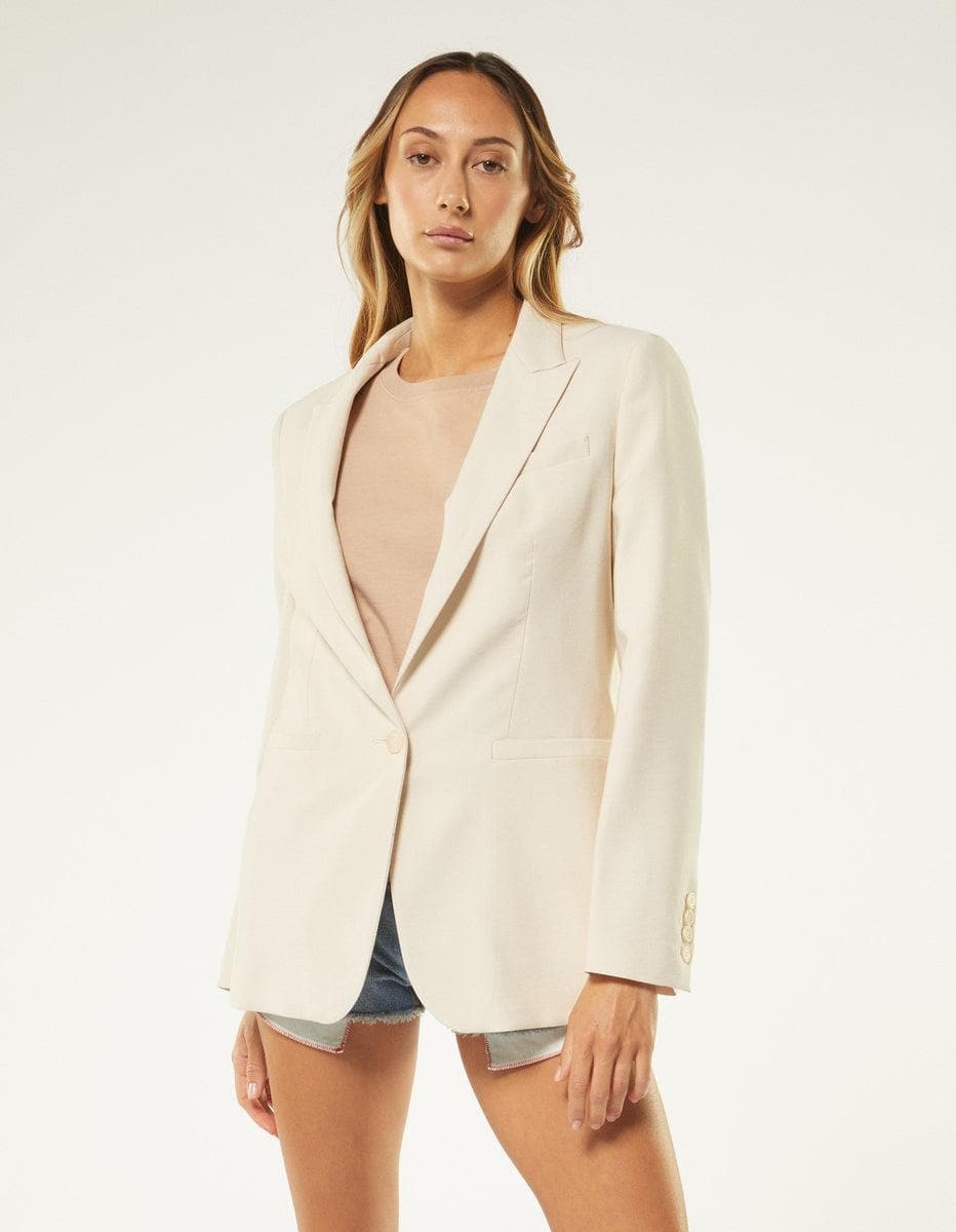 Blazer monopetto in viscosa - Vittorio Citro Boutique