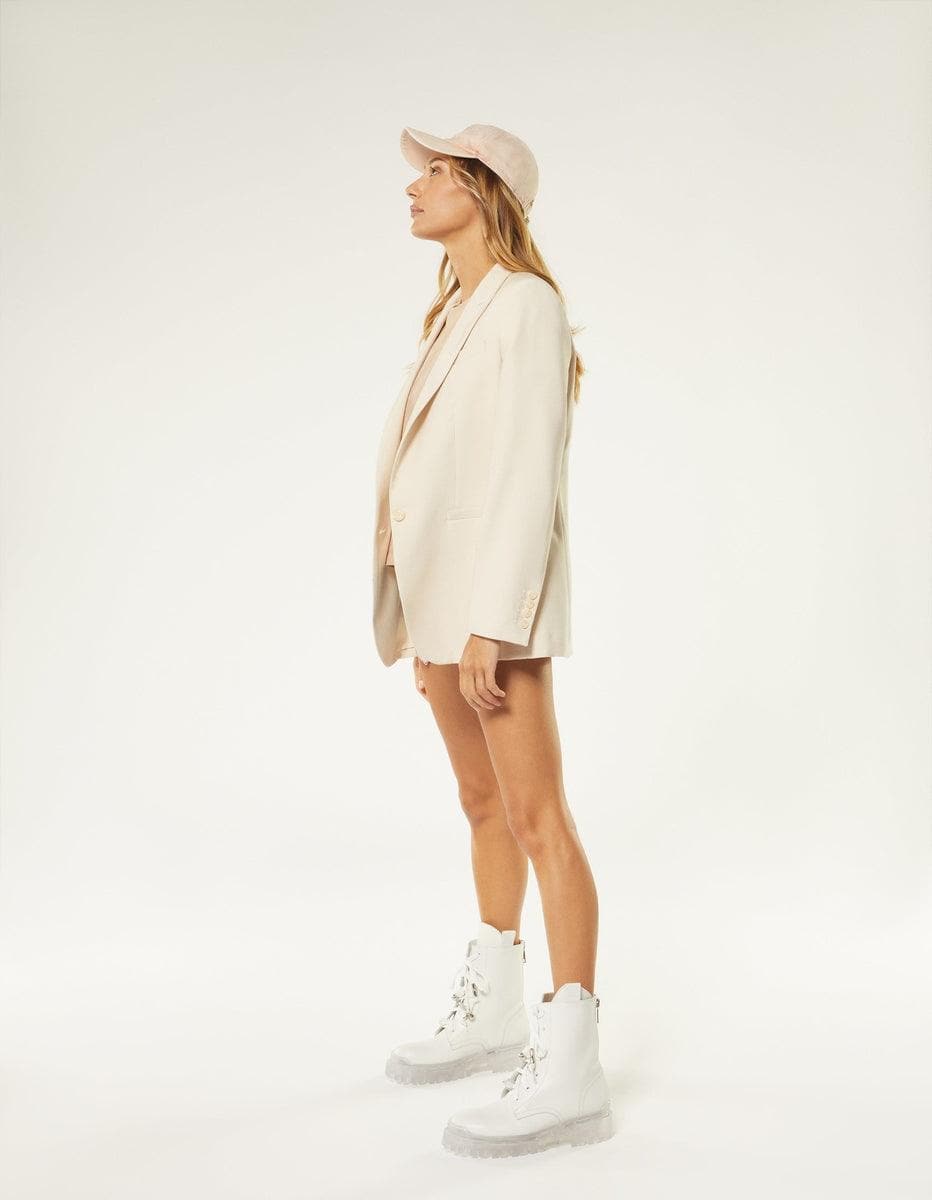 Blazer monopetto in viscosa - Vittorio Citro Boutique