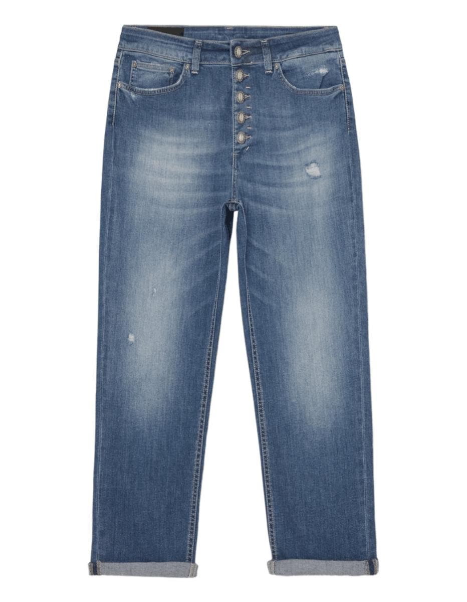 Jeans crop a vita alta - Vittorio Citro Boutique