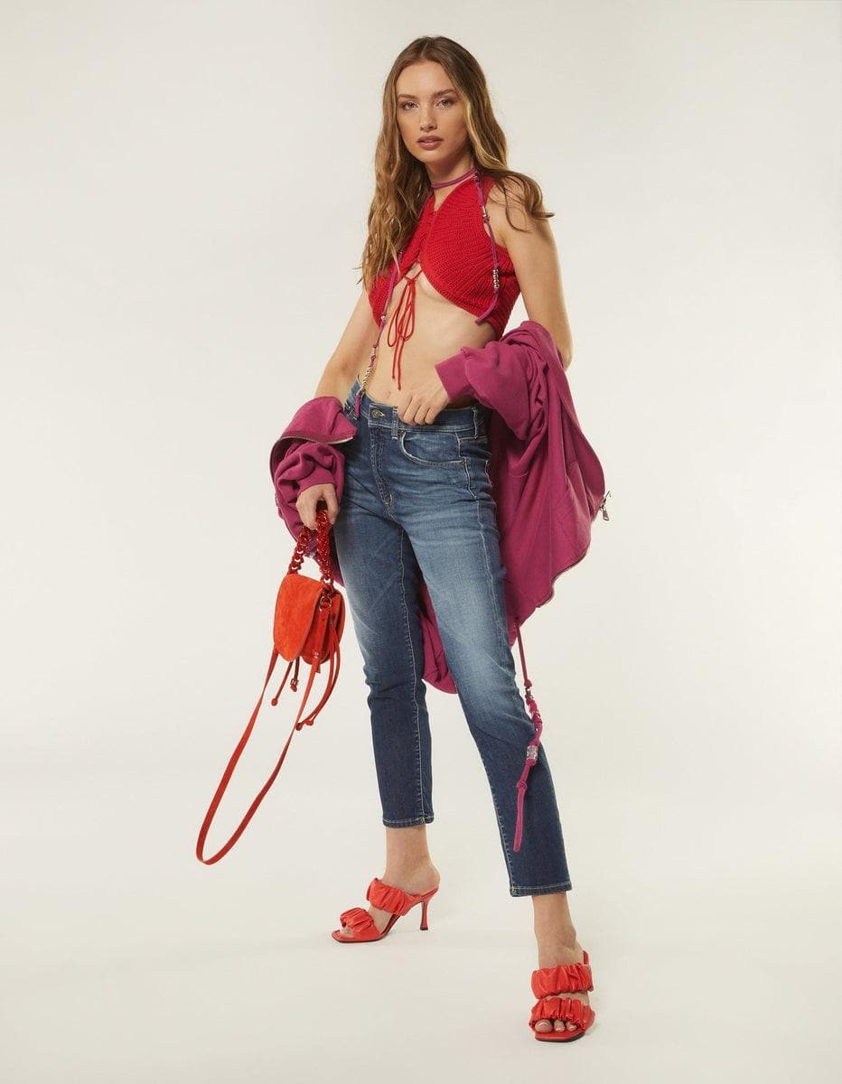 Jeans Daila slim in denim stretch - Vittorio Citro Boutique