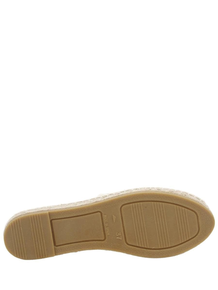 Beige canvas espadrillas con ricamo-Sandali-Mc2 Saint Barth-Vittorio Citro Boutique