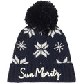 MC2 SAINT BARTH - Berretto uomo blu navy con motivo norvegese - Vittorio Citro Boutique