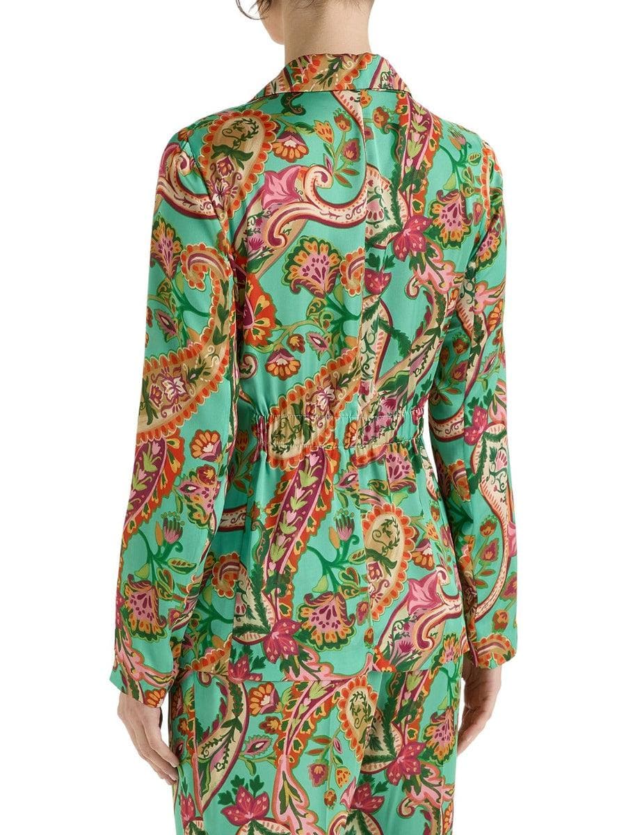 Giacca magicis foliis satin-Giacche-Maliparmi-Vittorio Citro Boutique