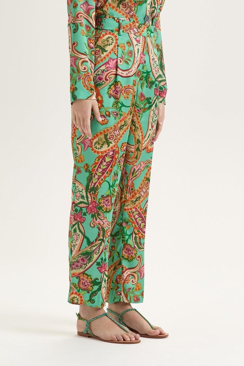 PANTALONE MAGICIS FOLIIS SATIN - Vittorio Citro Boutique