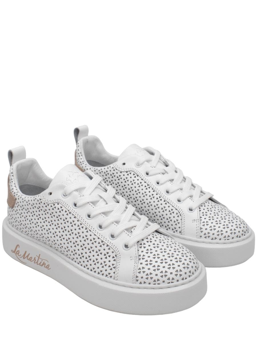 Sneakers in pelle traforata - Vittorio Citro Boutique