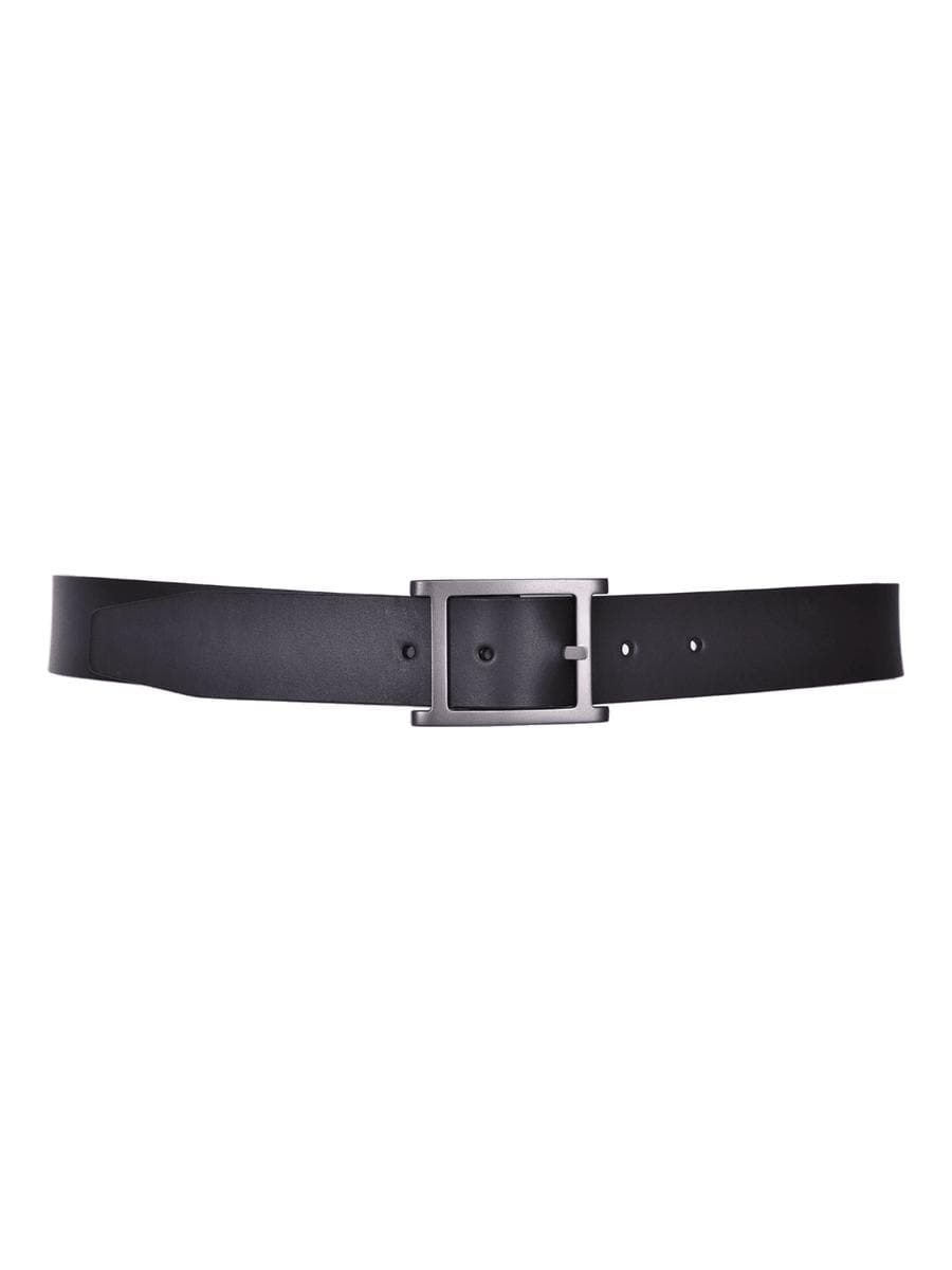 Cintura Monaco Double B in pelle 3,5 cm - Vittorio Citro Boutique