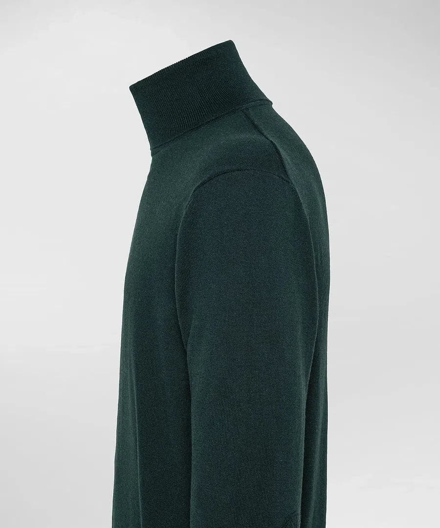 Maglia a collo alto in tricot cotone e lana - Vittorio Citro Boutique