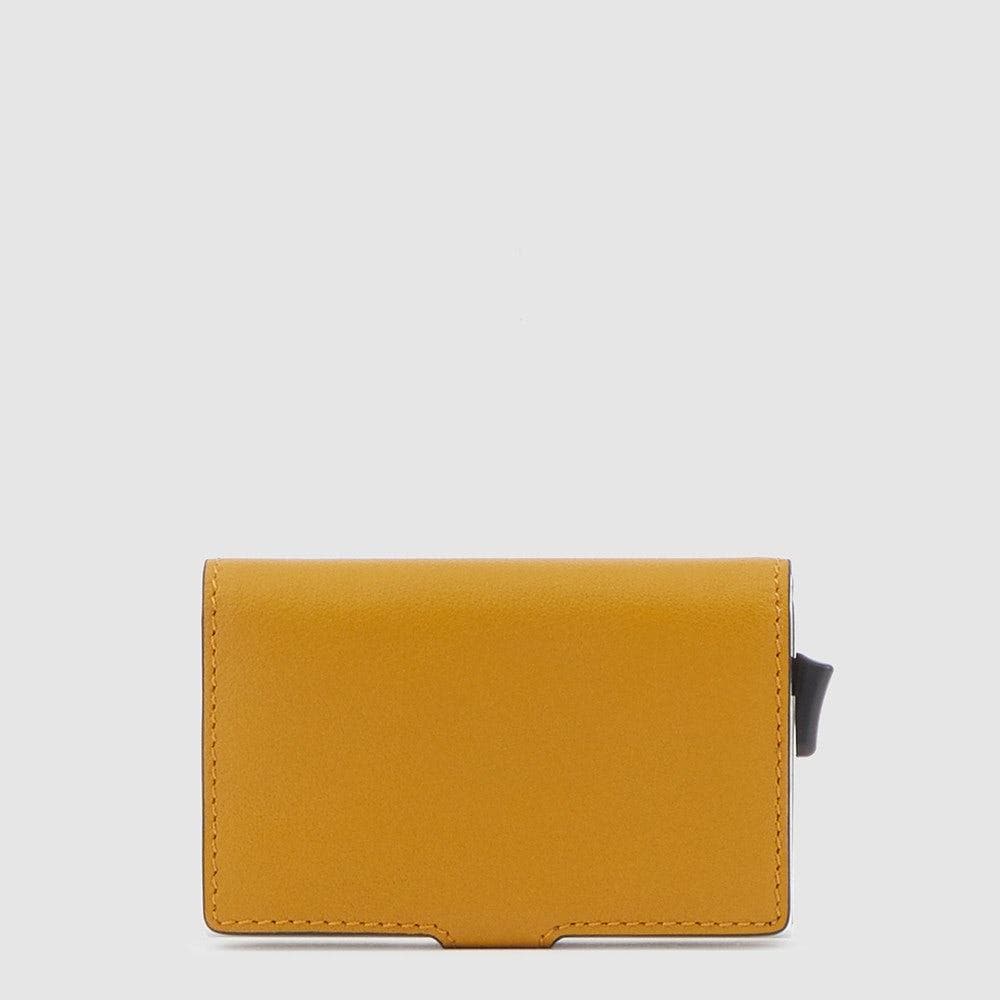 Porta carte di credito in metallo Black Square - Vittorio Citro Boutique