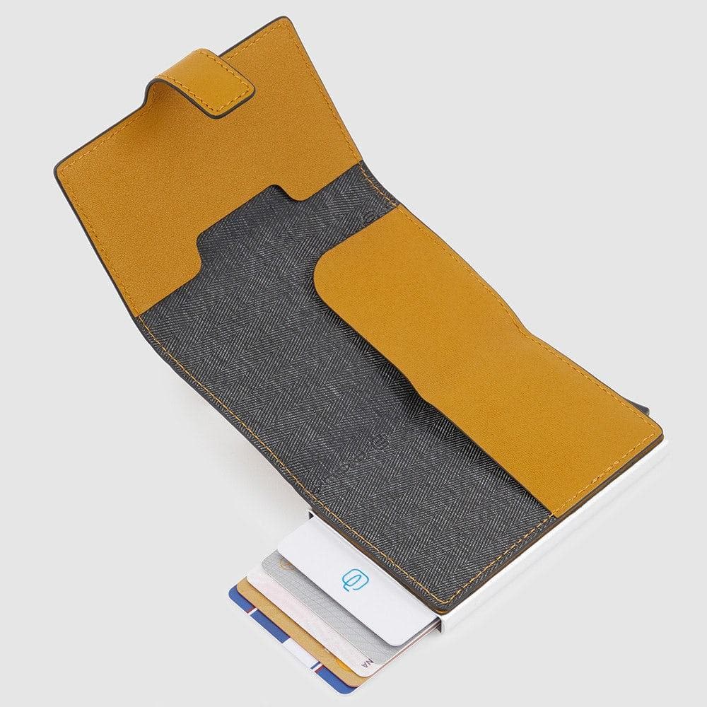 Porta carte di credito in metallo Black Square - Vittorio Citro Boutique