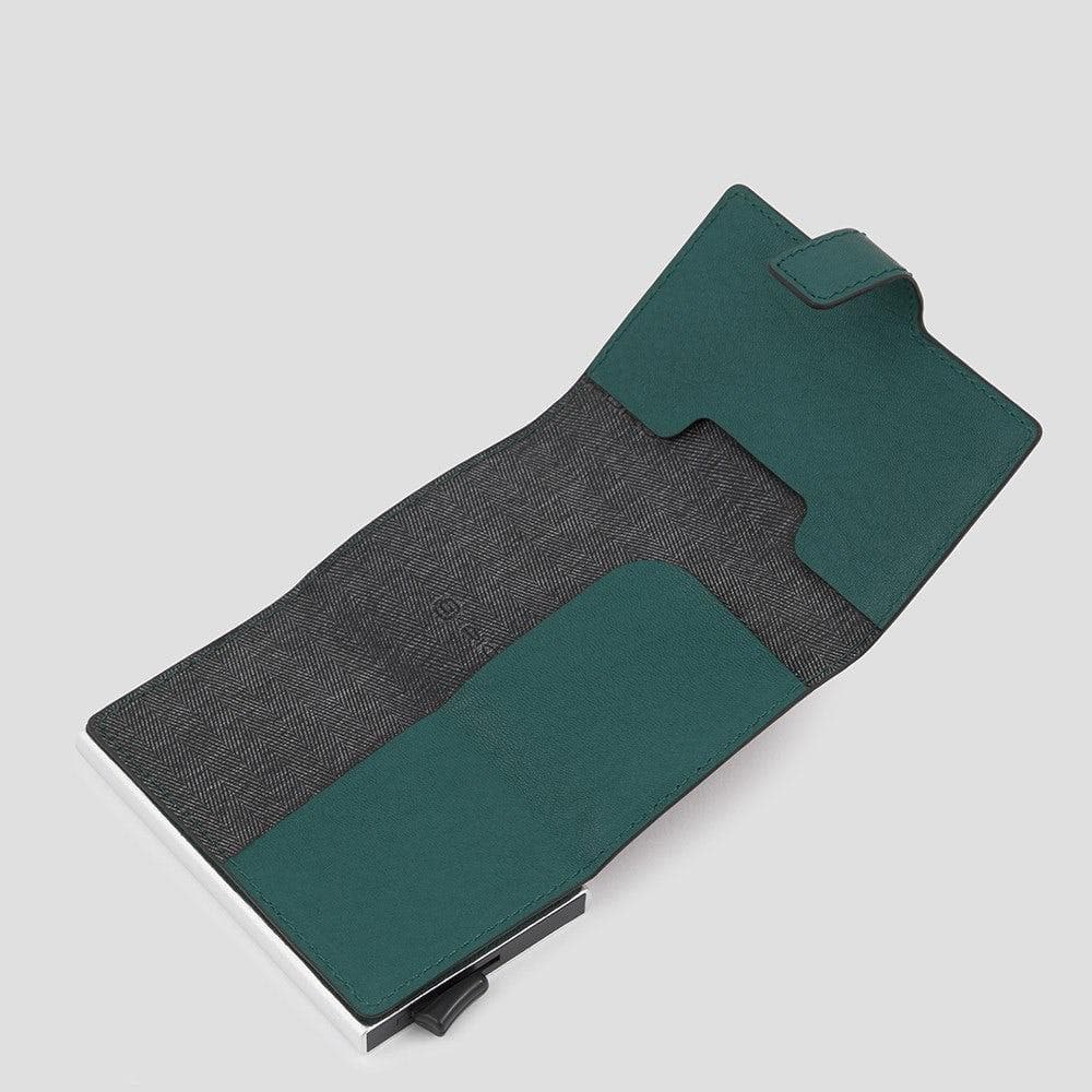 Porta carte di credito in metallo Black Square - Vittorio Citro Boutique
