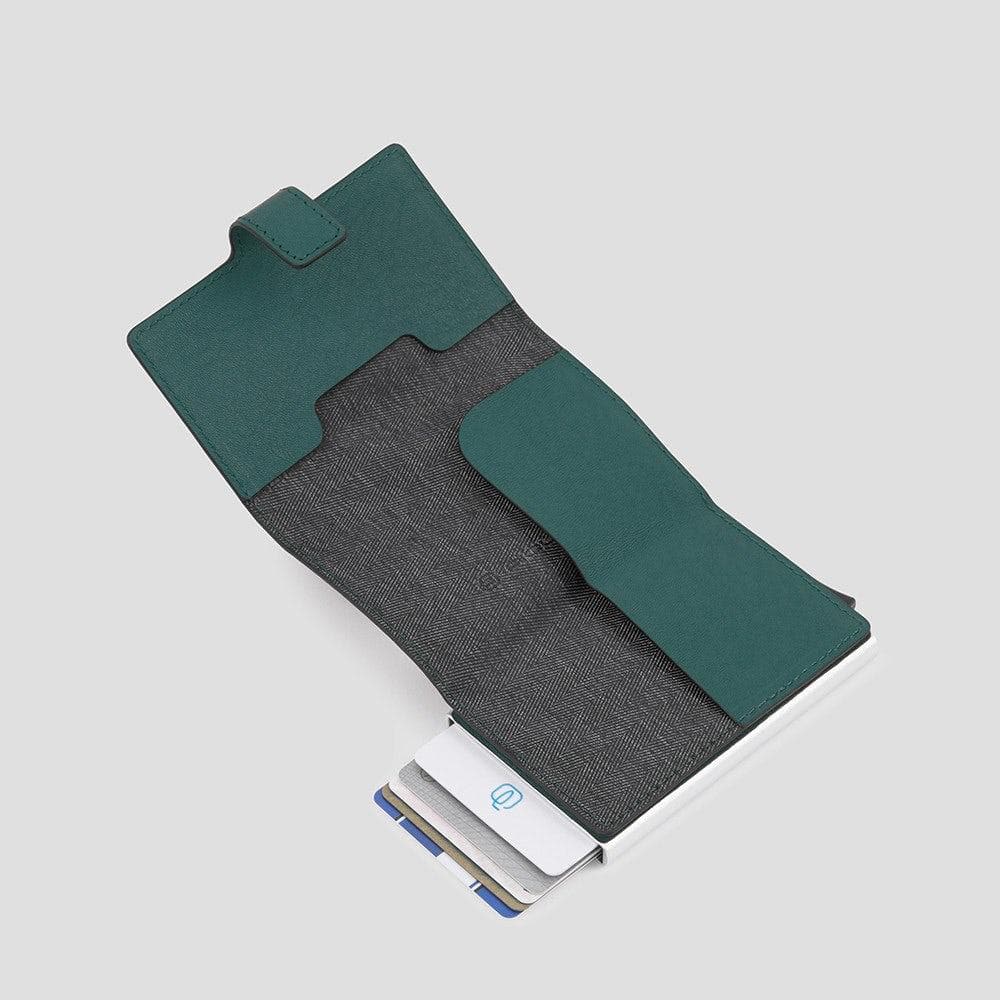 Porta carte di credito in metallo Black Square - Vittorio Citro Boutique