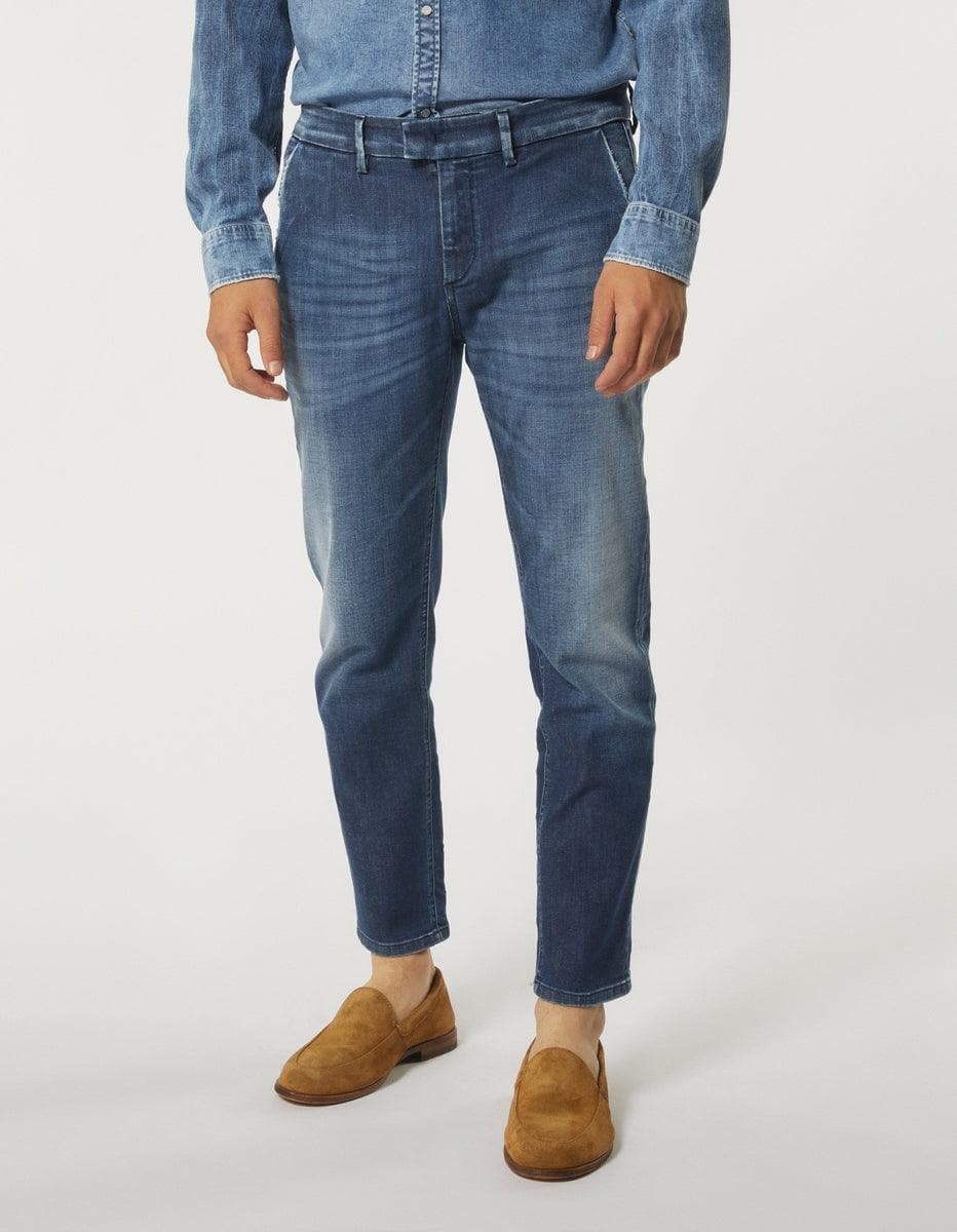 Pantaloni Pablo regular in denim stretch - Vittorio Citro Boutique