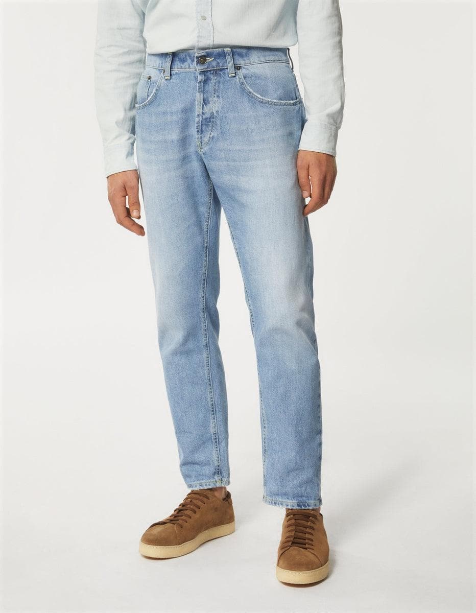Jeans Dian carrot in denim fisso - Vittorio Citro Boutique