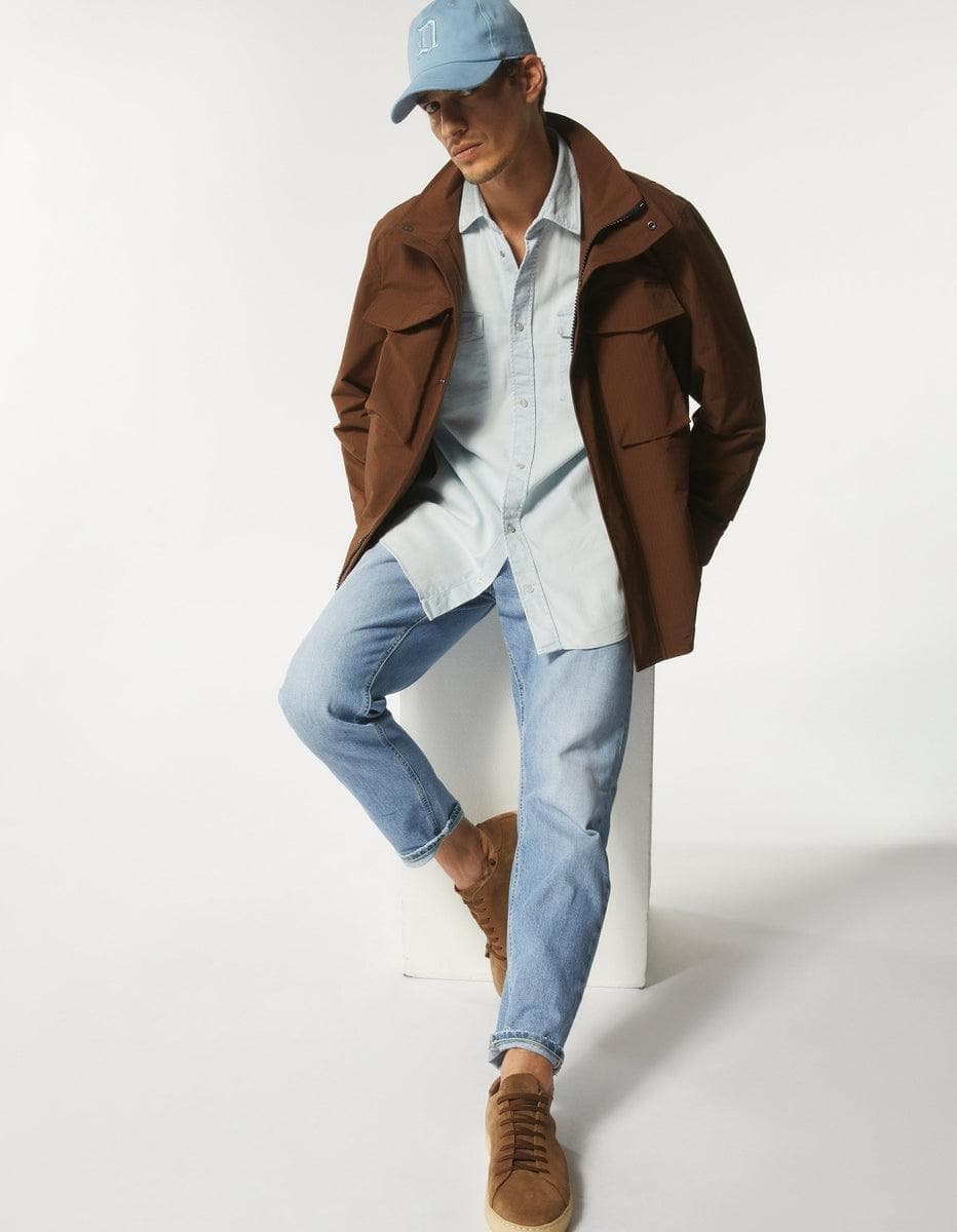 Jeans Dian carrot in denim fisso - Vittorio Citro Boutique