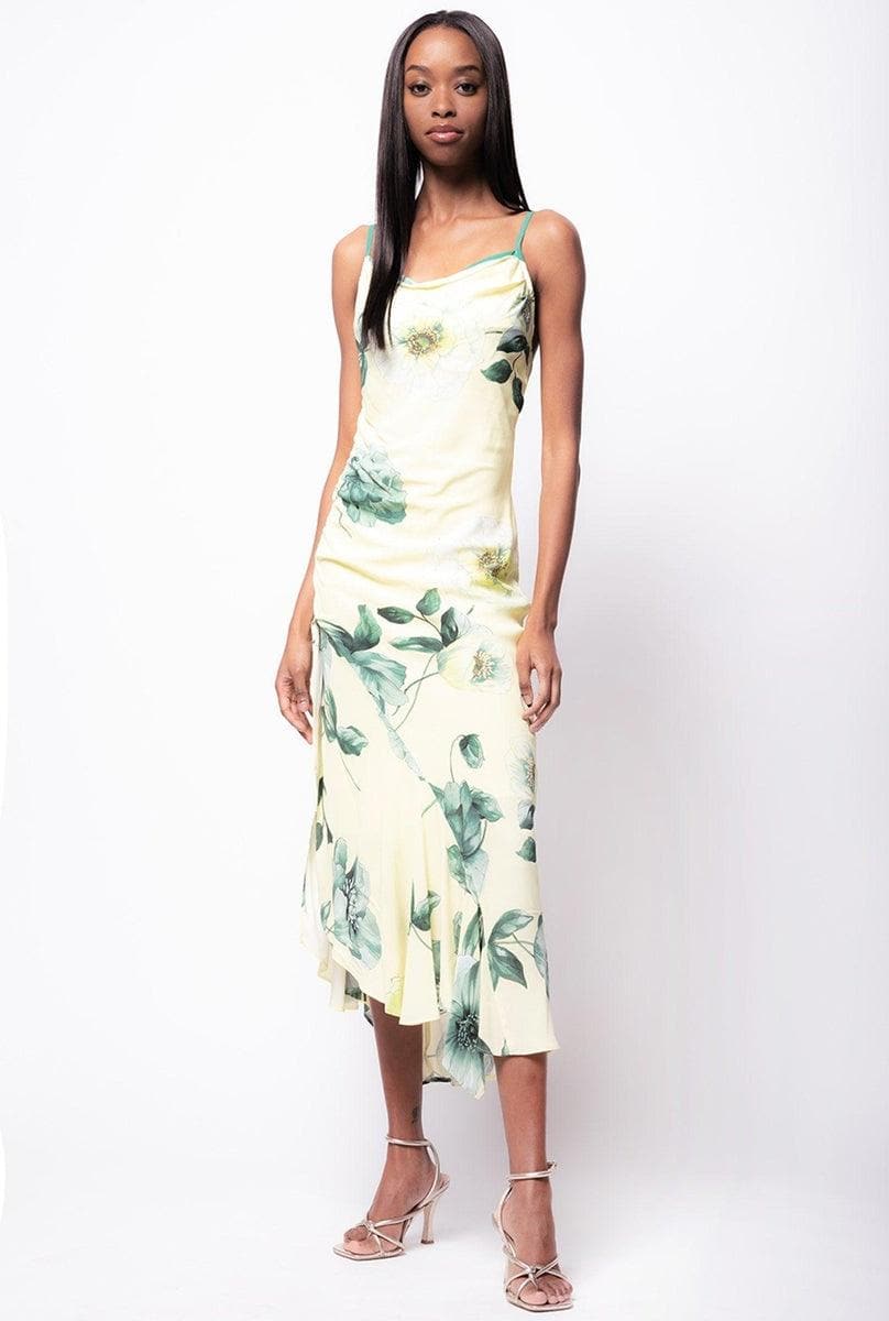 PINKO - Abito lingerie stampa rose - Vittorio Citro Boutique