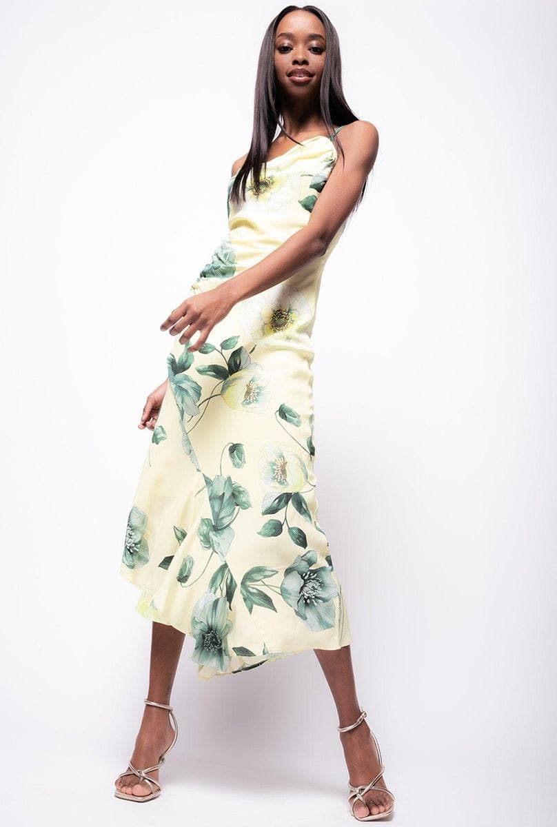 PINKO - Abito lingerie stampa rose - Vittorio Citro Boutique