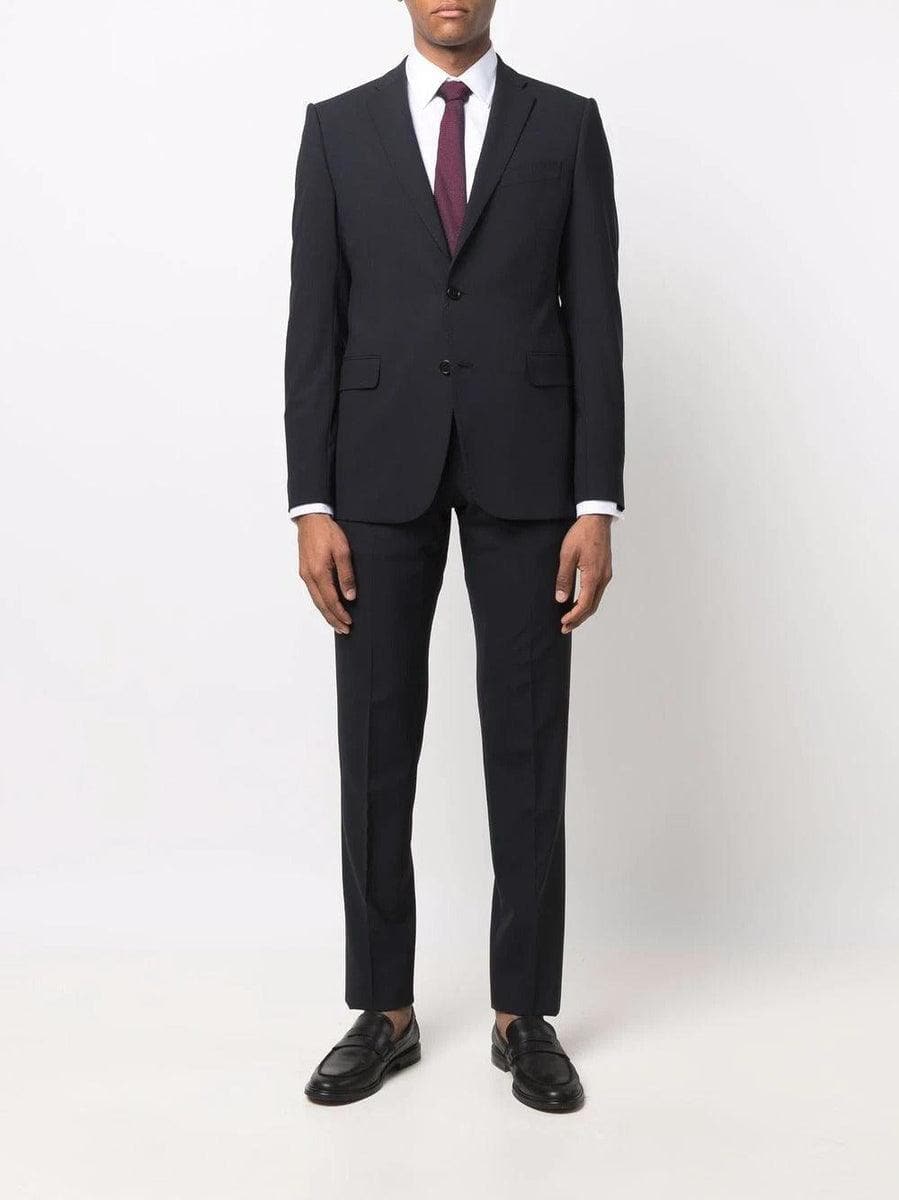 EMPORIO ARMANI - Abito monopetto slim fit in tela fresco lana stretch - Vittorio Citro Boutique