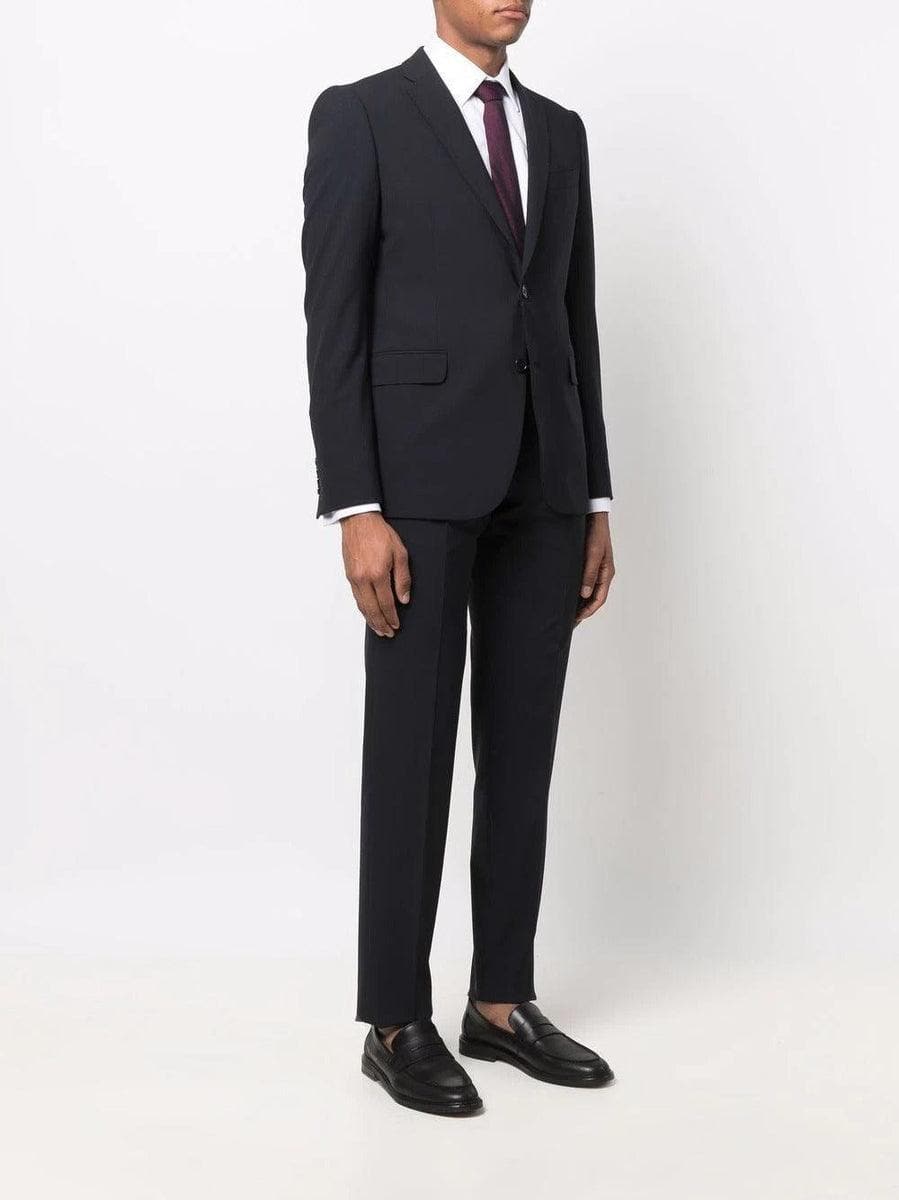 EMPORIO ARMANI - Abito monopetto slim fit in tela fresco lana stretch - Vittorio Citro Boutique