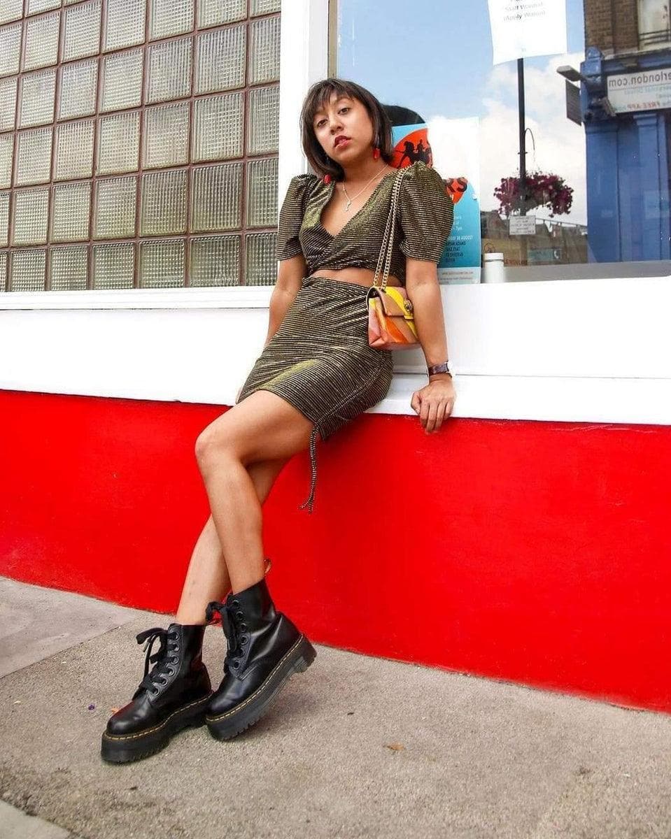 DR. MARTENS - Anfibio platform dr martens molly - Vittorio Citro Boutique