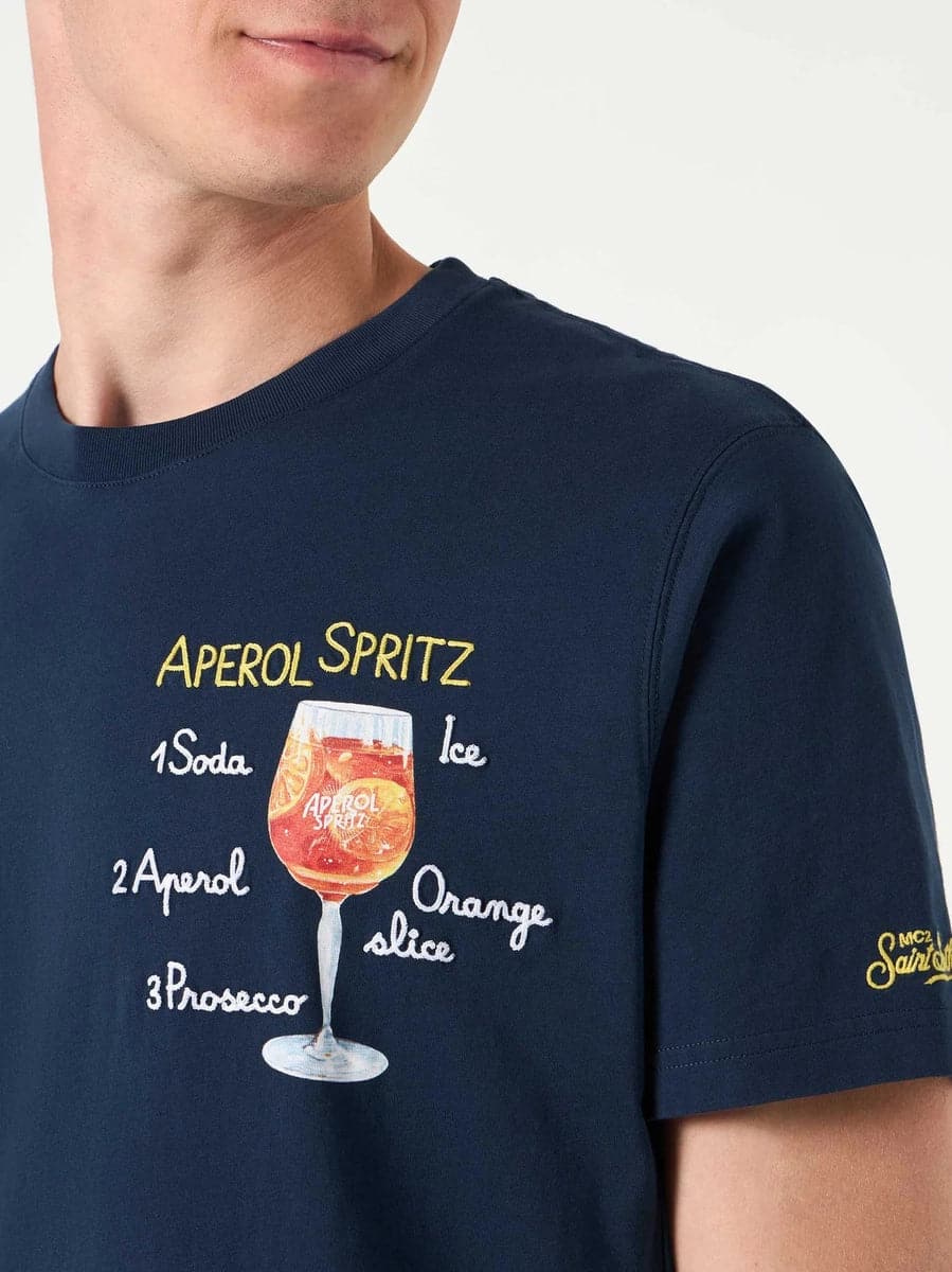 t-shirt Aperol Spritz-T-shirt-Mc2 Saint Barth-Vittorio Citro Boutique