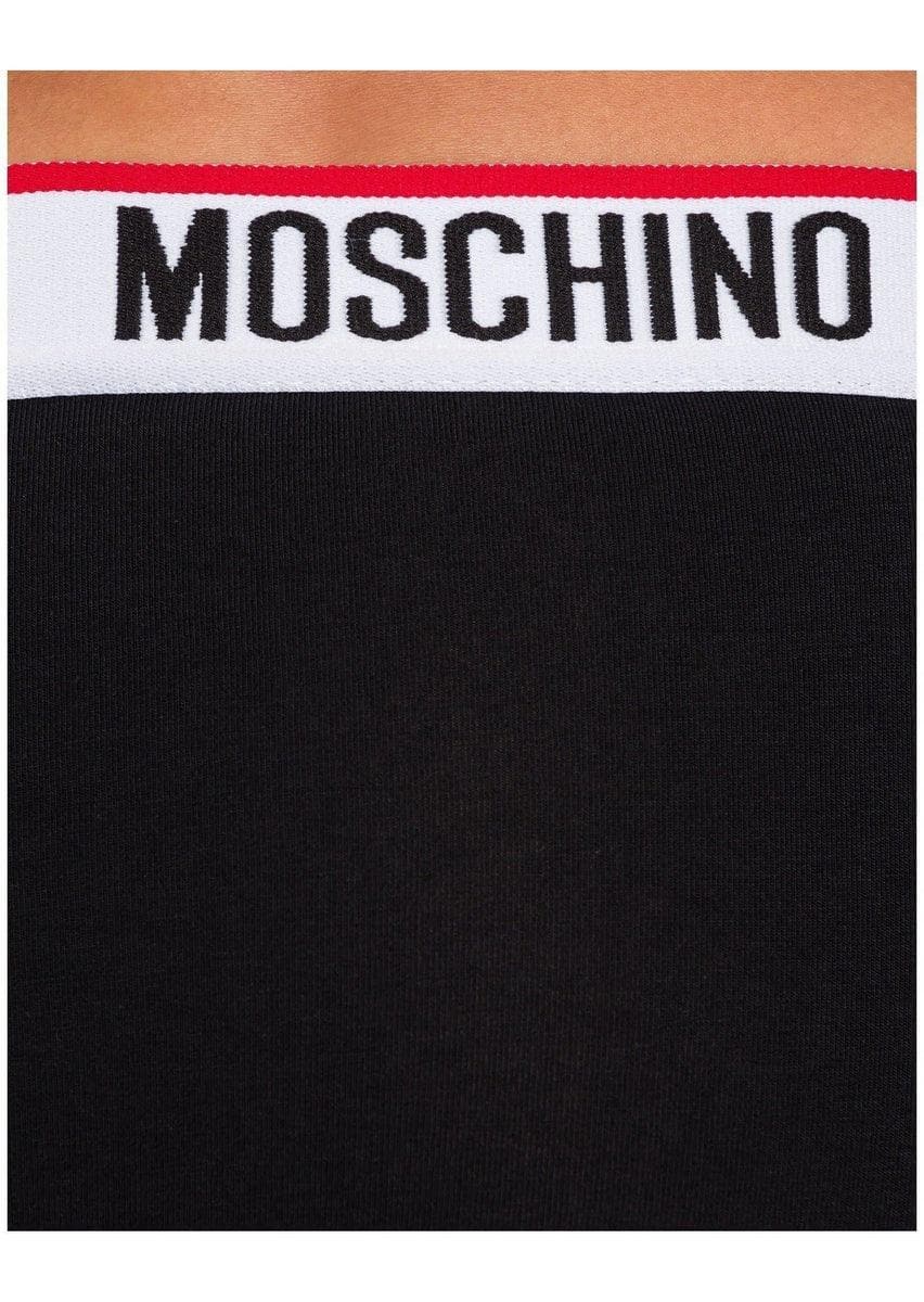 MOSCHINO - Set di 2 slip in jersey di cotone con logo - Vittorio Citro Boutique