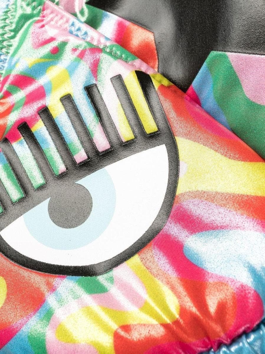 CHIARA FERRAGNI - Bikini con stampa astratta - Vittorio Citro Boutique