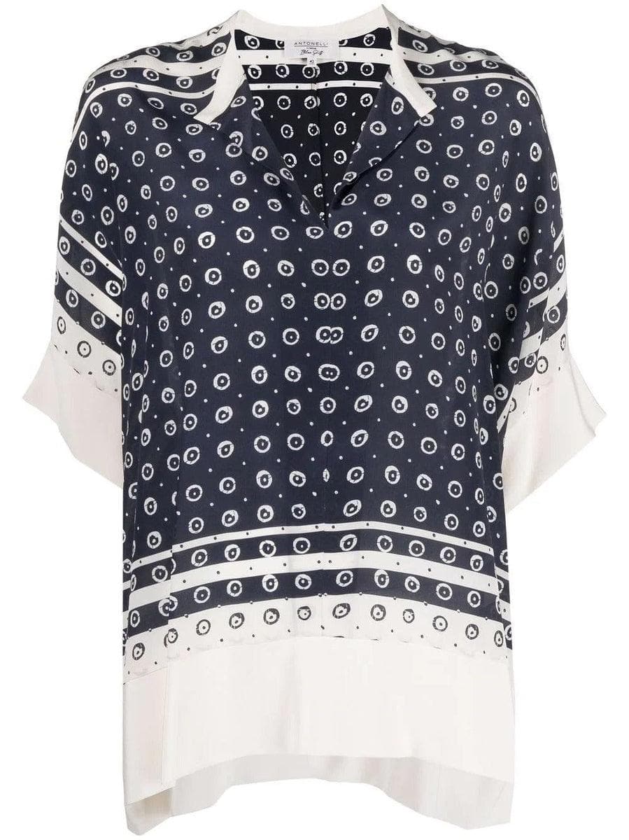 ANTONELLI FIRENZE - Blusa con stampa - Vittorio Citro Boutique