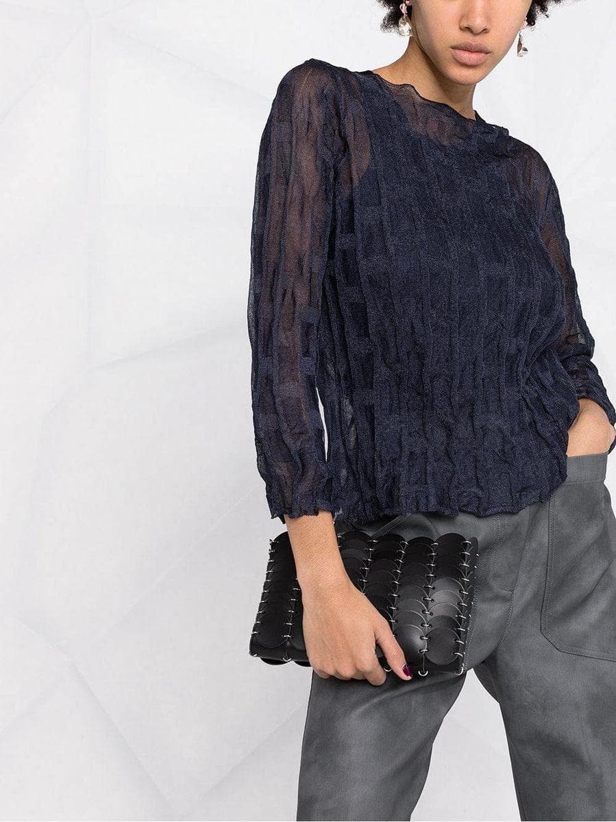 EMPORIO ARMANI - Camicetta in maglia stropicciata - Vittorio Citro Boutique