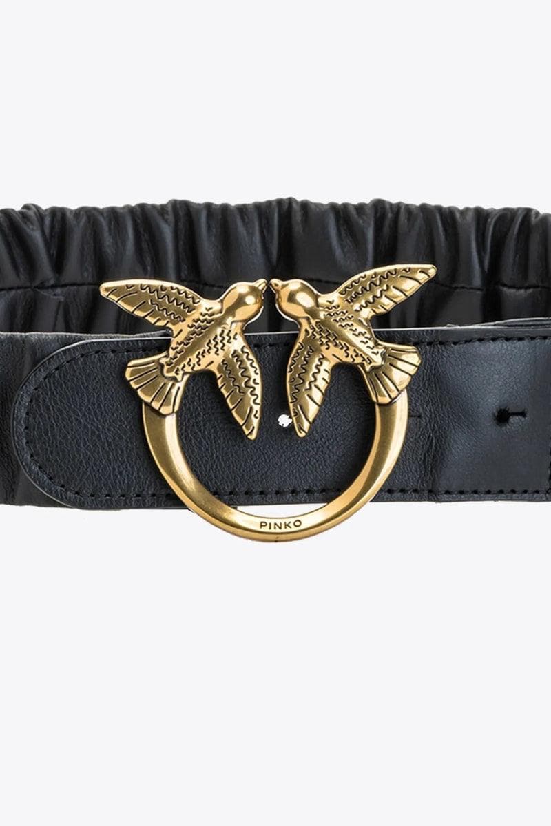 PINKO - CINTURA LOVE BIRDS ARRICCIATA - Vittorio Citro Boutique