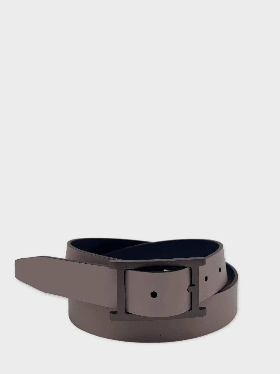 ORCIANI - Cintura Monaco Double B in pelle 3 cm - Vittorio Citro Boutique