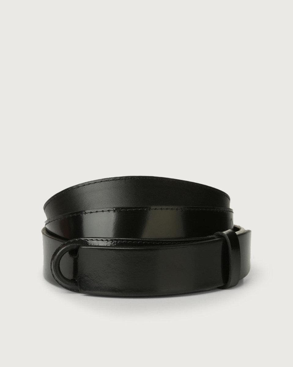 ORCIANI - Cintura Nobuckle Bright in pelle lucida - Vittorio Citro Boutique