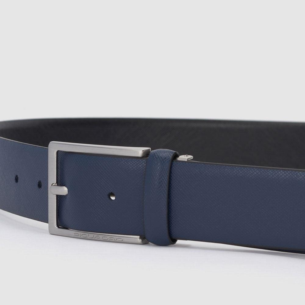 PIQUADRO - Cintura uomo reversibile con fibbia ad ardiglione - Vittorio Citro Boutique