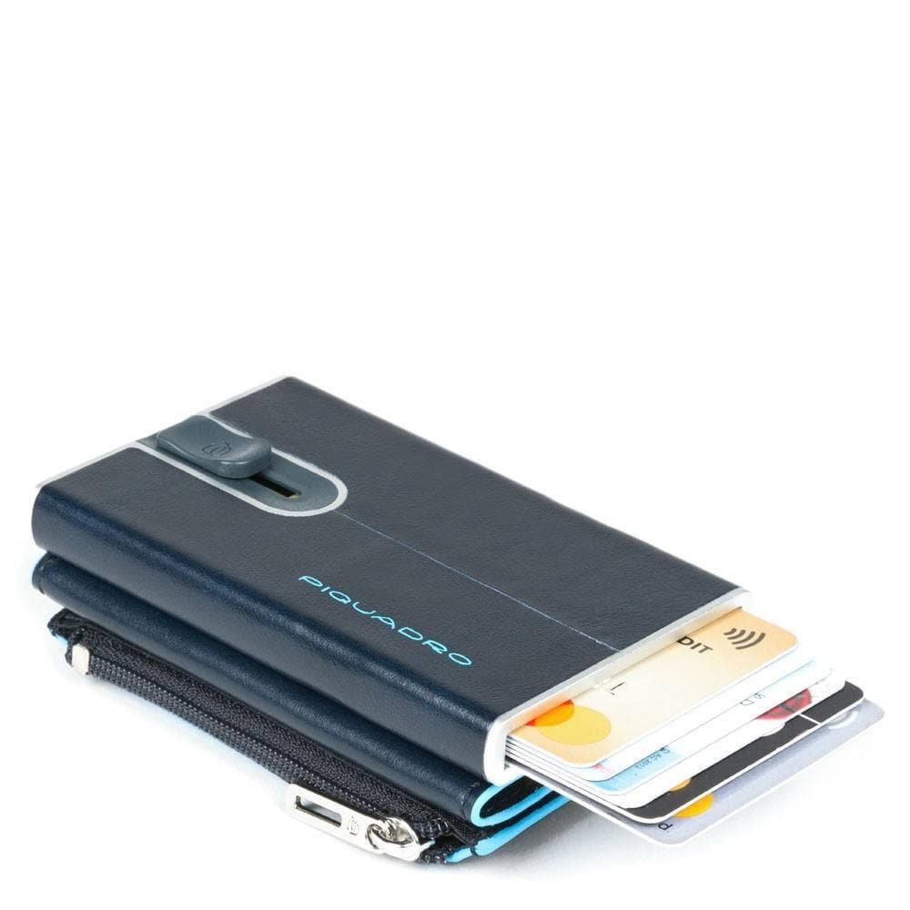 PIQUADRO - Compact wallet per banconote e carte di credito - Vittorio Citro Boutique