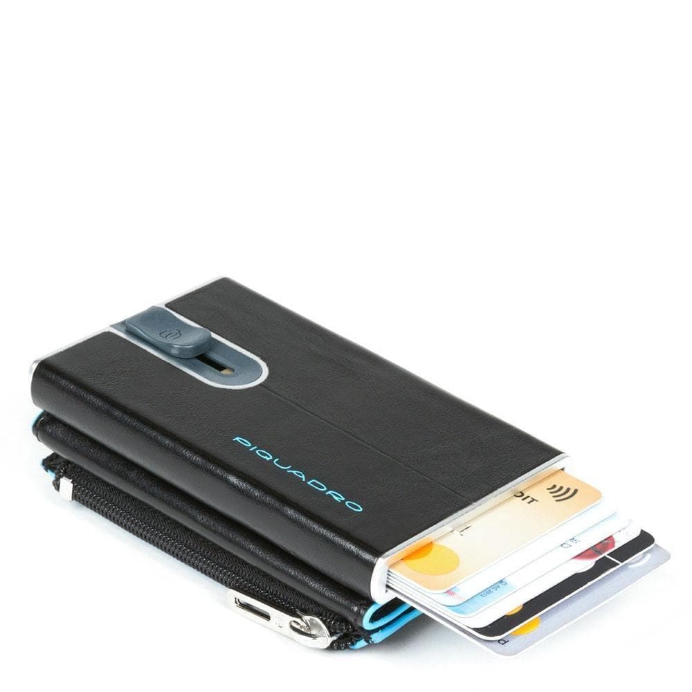 PIQUADRO - Compact wallet per banconote e carte di credito - Vittorio Citro Boutique