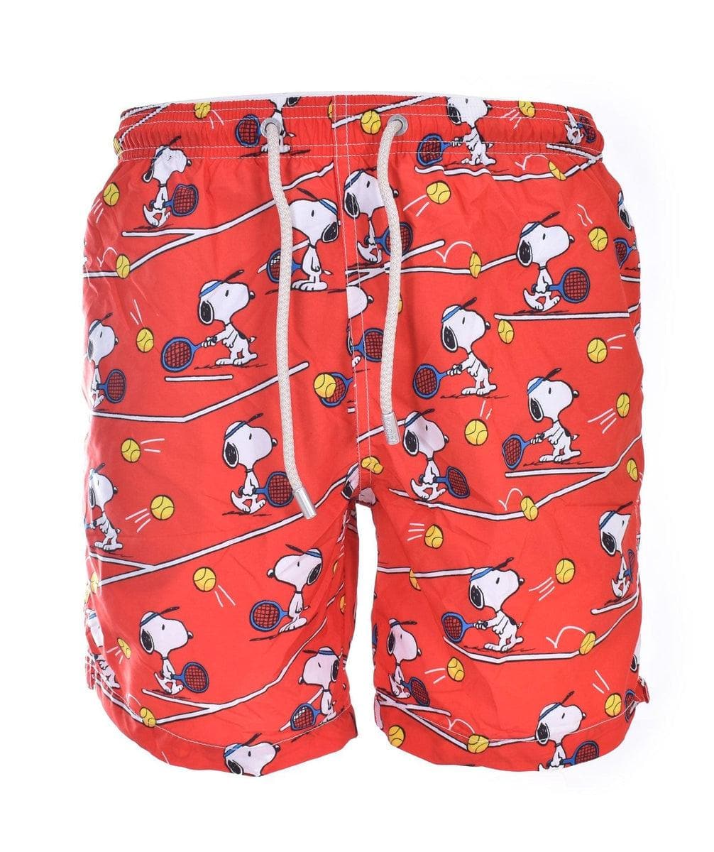 Costume bagno stampa snoopy tennis 1