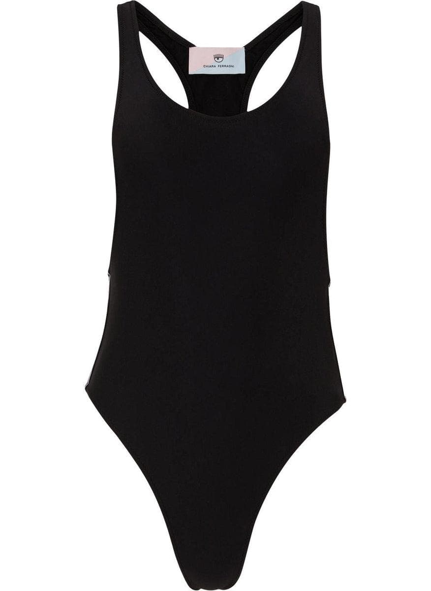 CHIARA FERRAGNI - Costume intero olimpionico logomania - Vittorio Citro Boutique