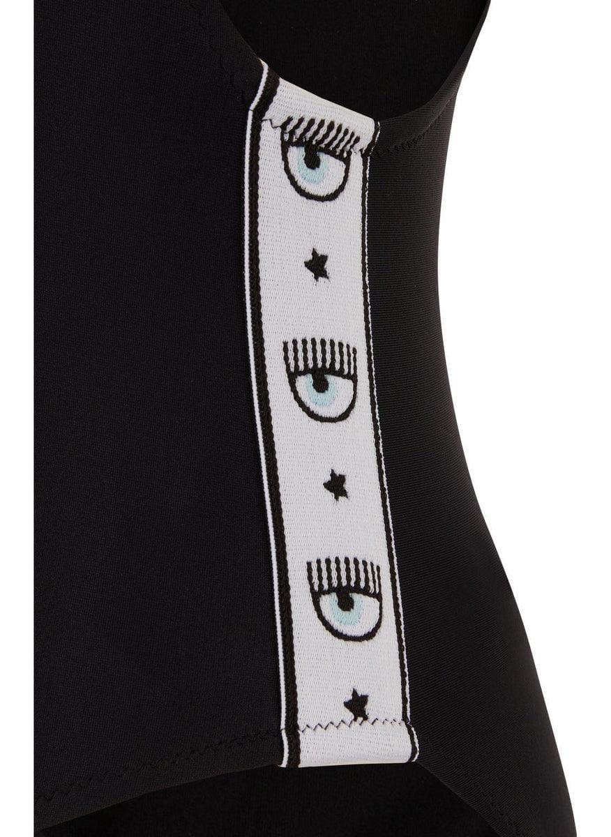 CHIARA FERRAGNI - Costume intero olimpionico logomania - Vittorio Citro Boutique