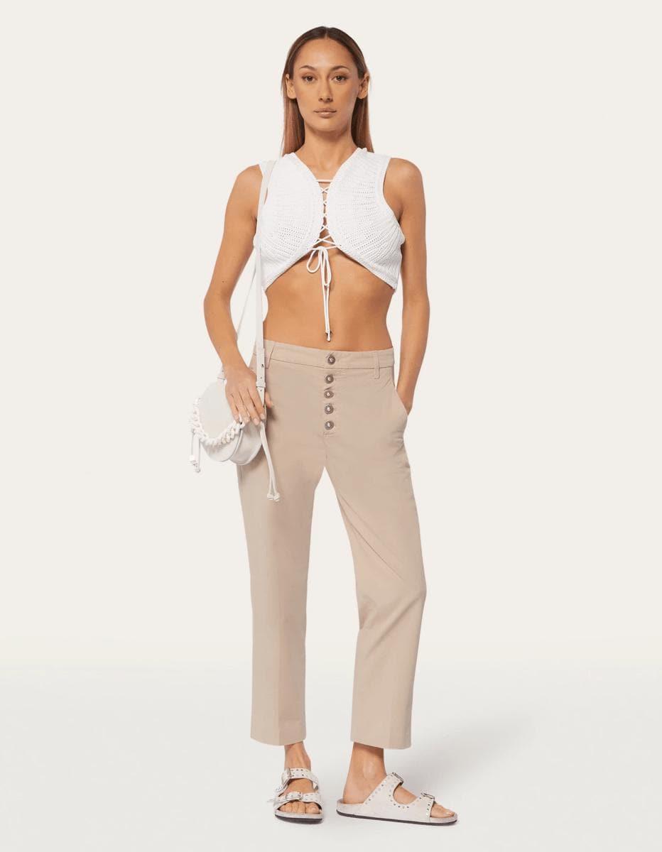 Pantaloni Nima loose in cotone - Vittorio Citro Boutique