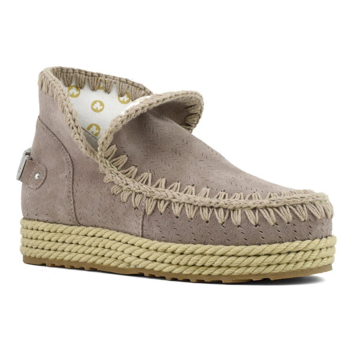 MOU - eskimo 18 jute metal logo - Vittorio Citro Boutique